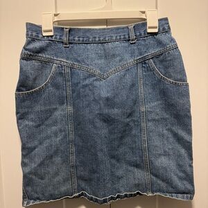 Roberto Orsini Vintage Western Denim Skirt Size M